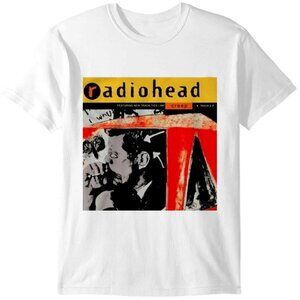 Radiohead 90s Concert Graphic T-Shirt Retro Band Music Fan Gift Tee 91